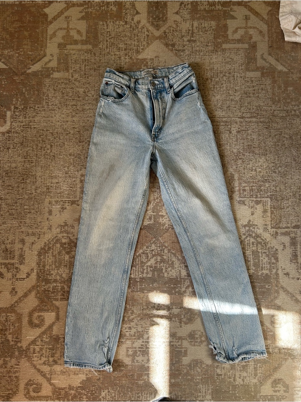 Abercrombie & Fitch Light Blue Straight Leg Women’s Jeans
